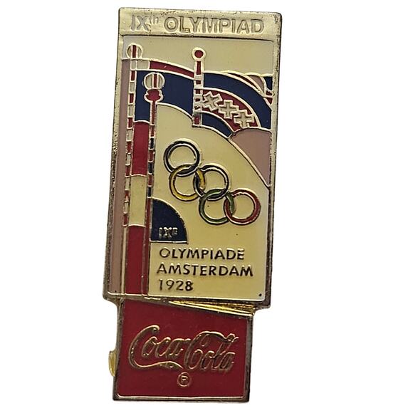 1996 Alanta Olympics Historical Summer Poster Series Pin 1928 Amsterdam - Picture 1 of 2